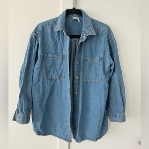 Denim button down Shirt